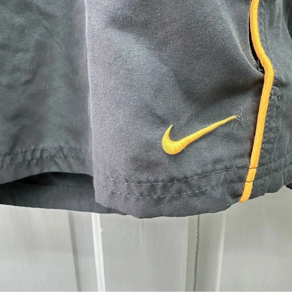 2 pair Nike swim suit swimming trunks men's medium‎ grey and neon